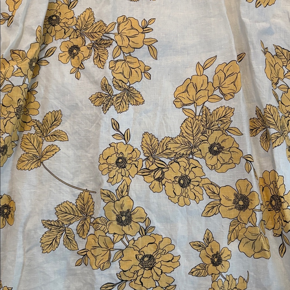 Cynthia Rowley White Sundress with Yellow Floral Print - Picture 3 of 7